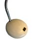 White table lamp / vintage space age desk lamp