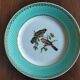 6 assiettes plates Fenal Badonviller "Oiseaux" vintage années 1950