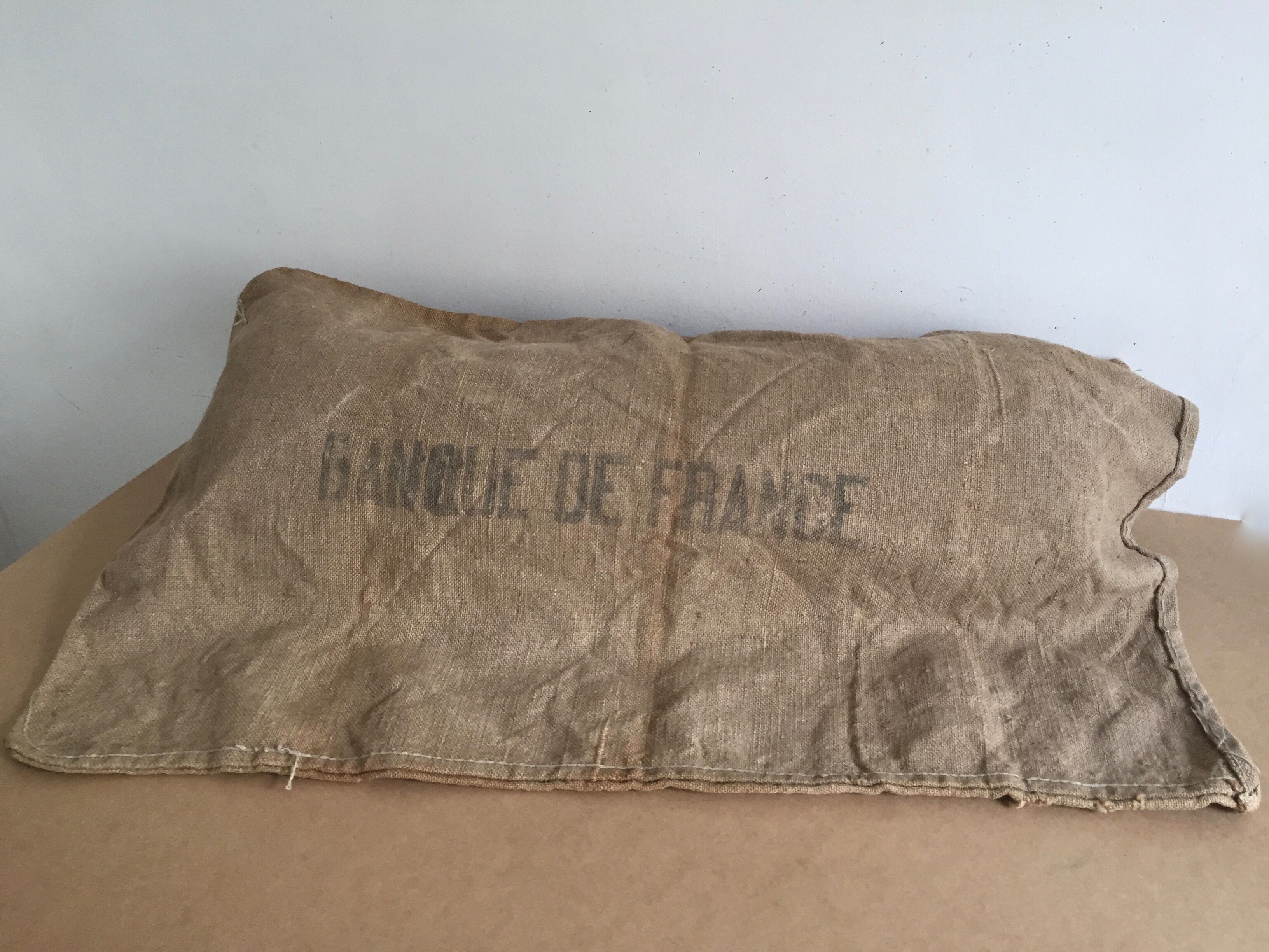 Sac toile de jute "Banque de France"