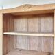Art Deco oak wood bonnetière wardrobe, renovated.