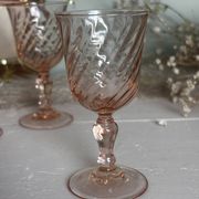 Lot de 8 verres à liqueur vintage Rosaline