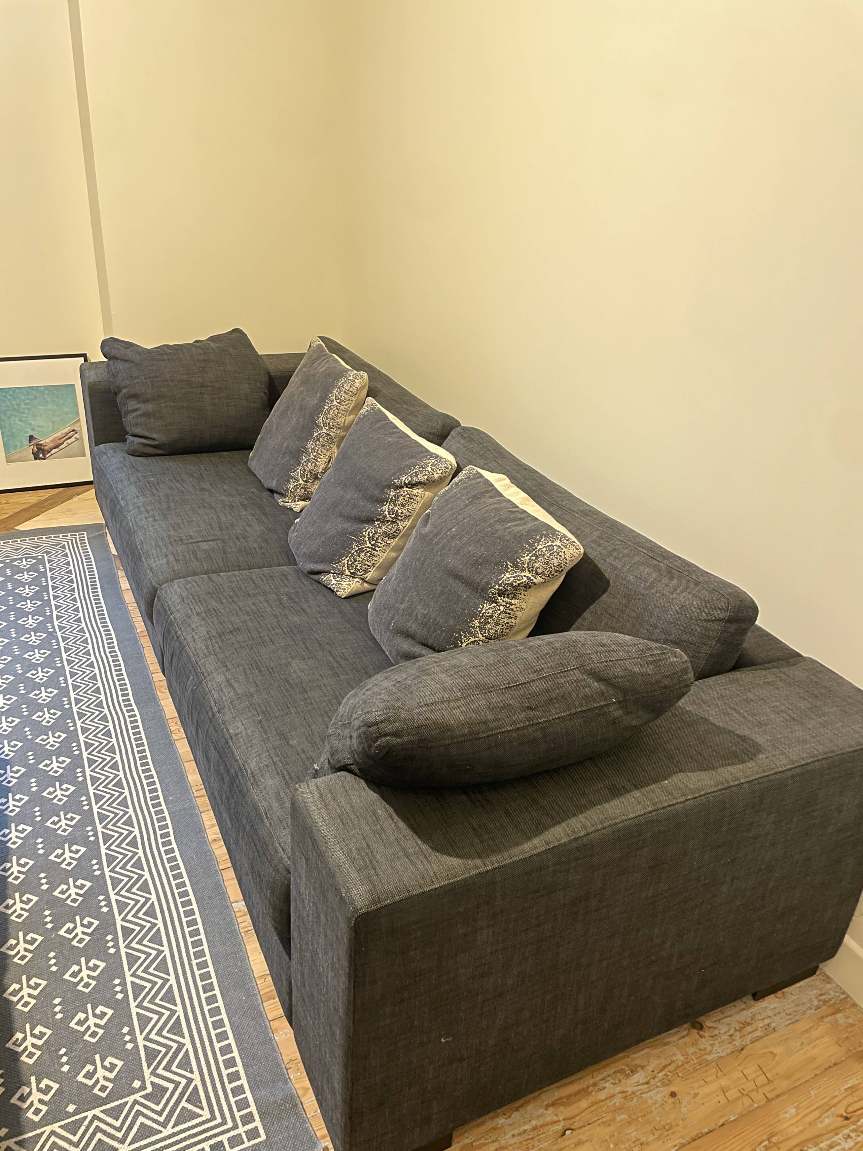 Home Spirit modular sofa in anthracite fabric – contemporary design