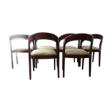 Suite of 6 chairs Gondola Baumann