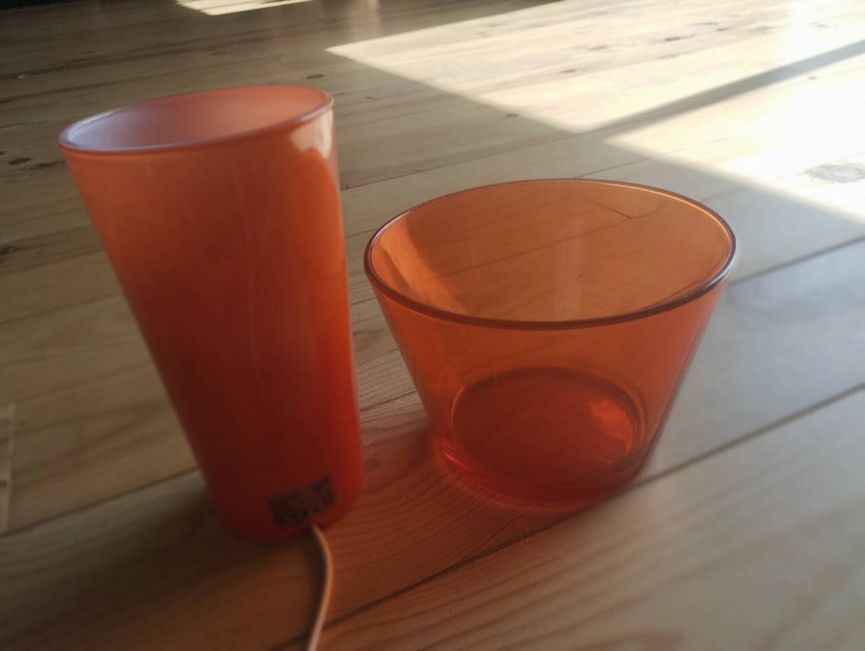 Ikea Gavik orange lamp – vintage design from the 70s/80s.