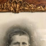 Old frame wood and gold