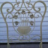 wrought iron garden lounge