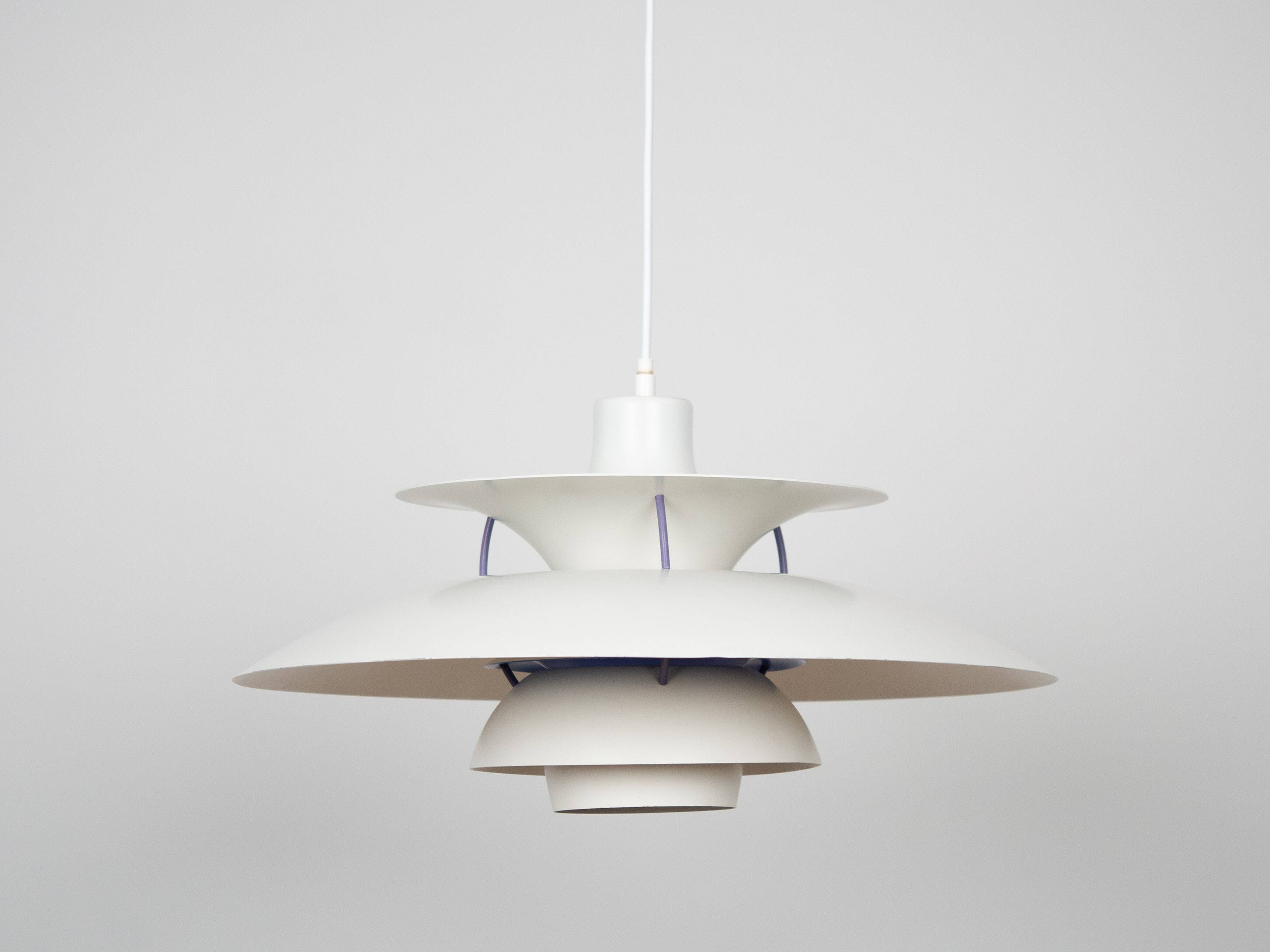 Danish vintage pendant lamp PH 5 by Poul Henningsen, Louis Poulsen, 1958