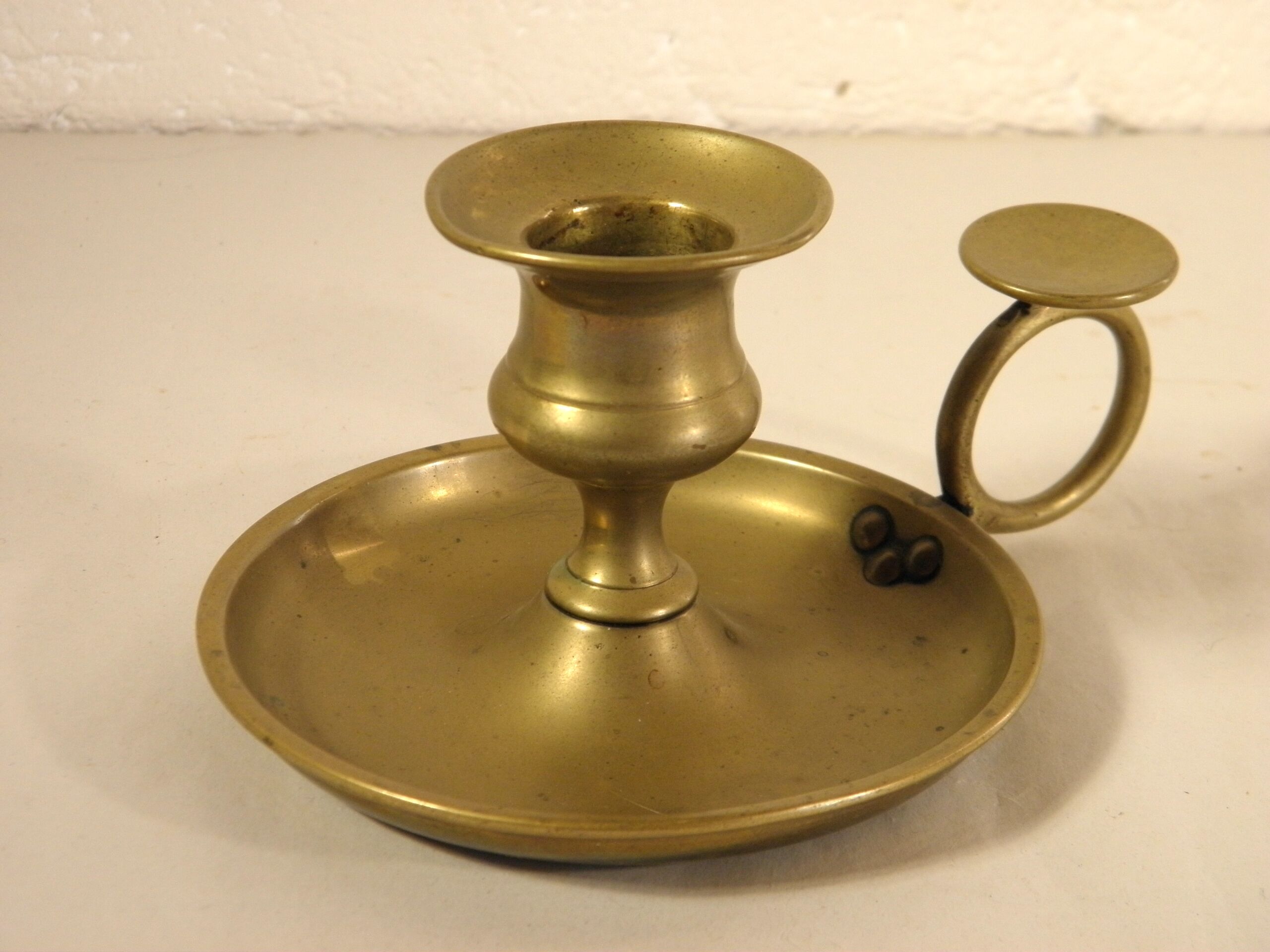 Brass candle holder
