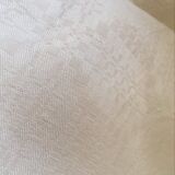 Damask tablecloth with double monogram M B.