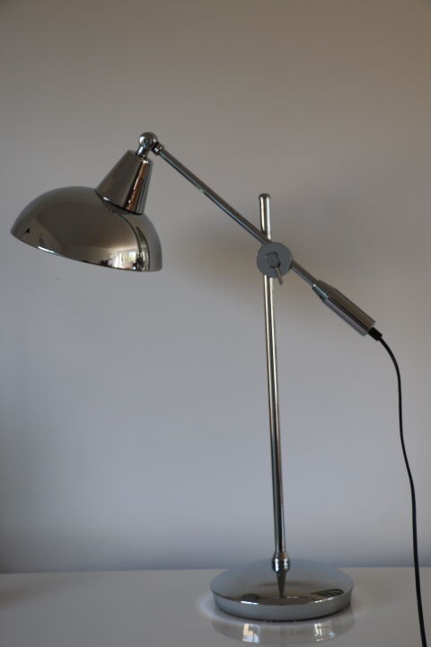 Italian chrome pendulum lamp 1970
