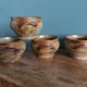 Soup bowls in Puisaye pyrite stoneware by Jean-Pierre Prud'homme