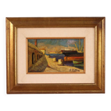 Tableau signé Giovanni Bartolena du 20ème siècle