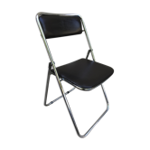 Chaise ancienne pliable pliante Soudexvinyl  années 70 vintage