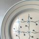 Lunéville dessert plates, flowers, Fontainebleau decor