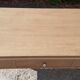 Art deco desk 3 drawers in oak wood raw 30s