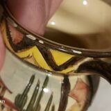 2 Lugano earthenware pitchers