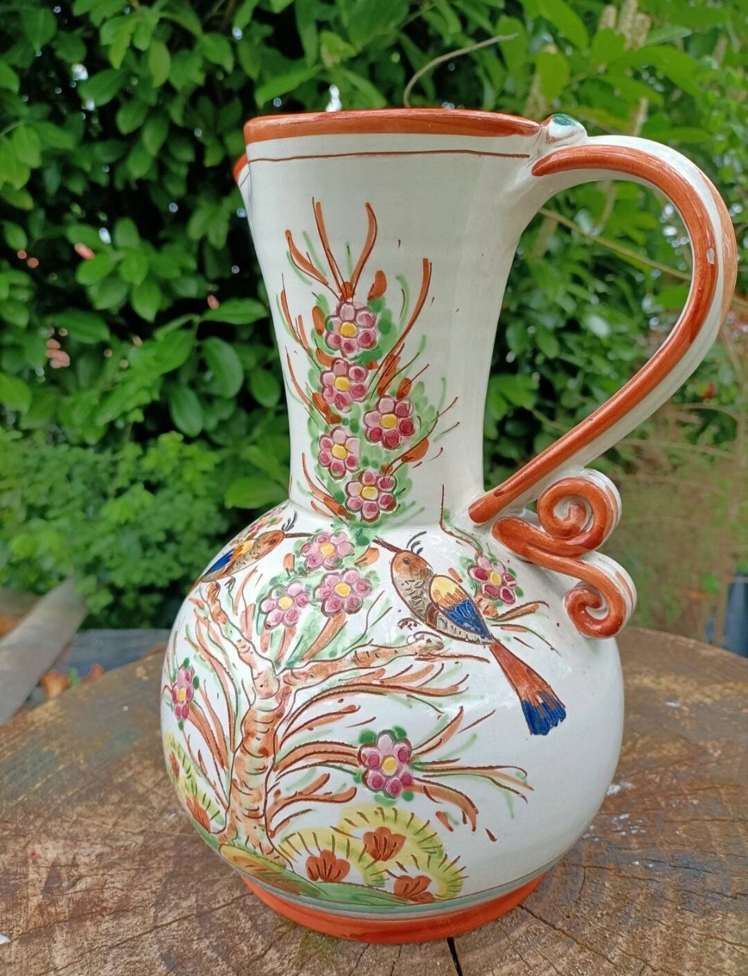 Retro Ceramic Vase Birds