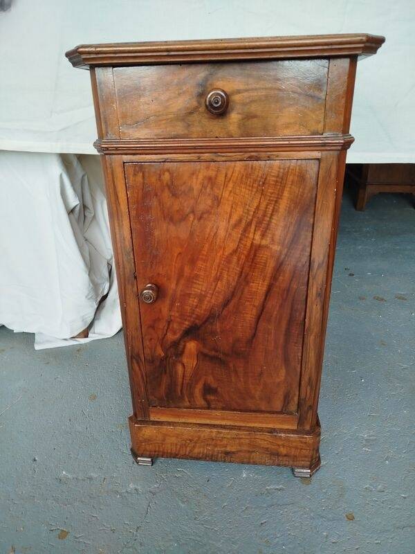 Antique bedside table