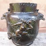 Art Nouveau Bronze Planter, by Joseph Chéret
