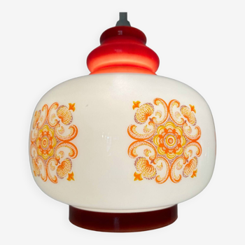 Lustre opaline années 70