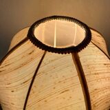 Retro wrought iron and pearl lamp