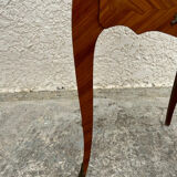 Pair of Louis XV style bedside tables in rosewood