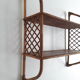 Vintage rattan floor