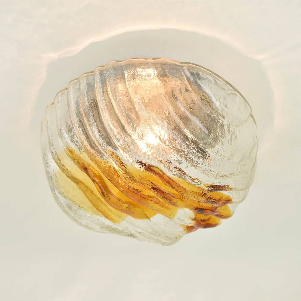 Mazzega Murano ceiling light from the 1960s