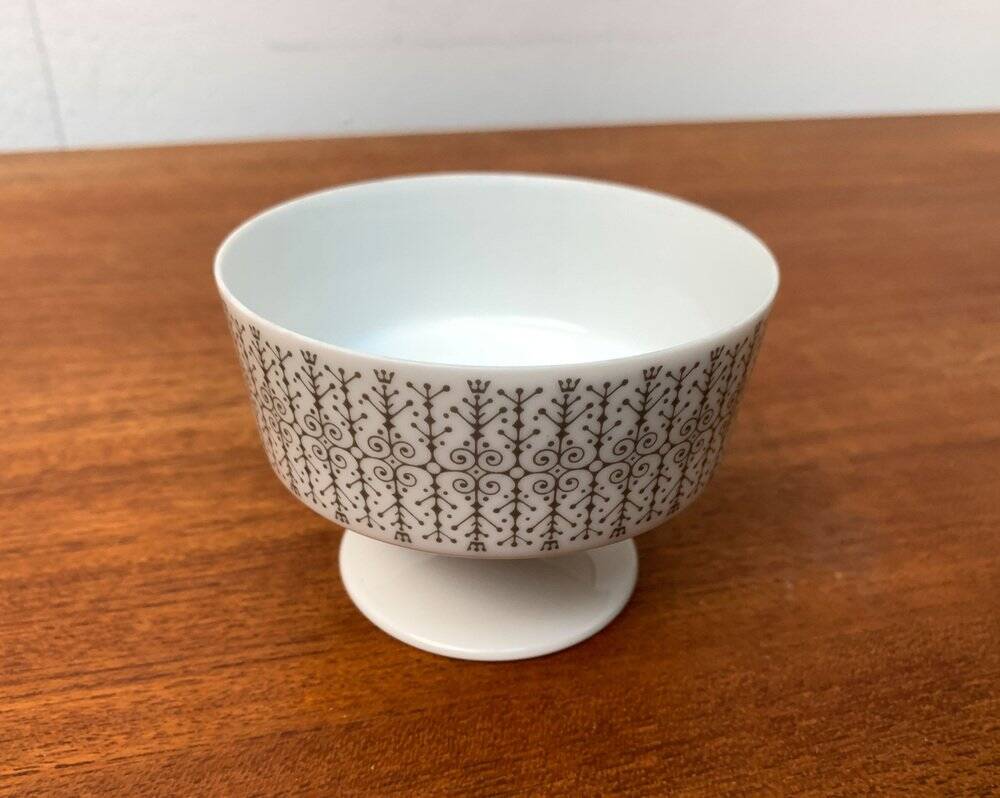 Vintage grey coffee service Secunda, made in Germany by Tapio Wirkkala for Rosenthal, set of 28.