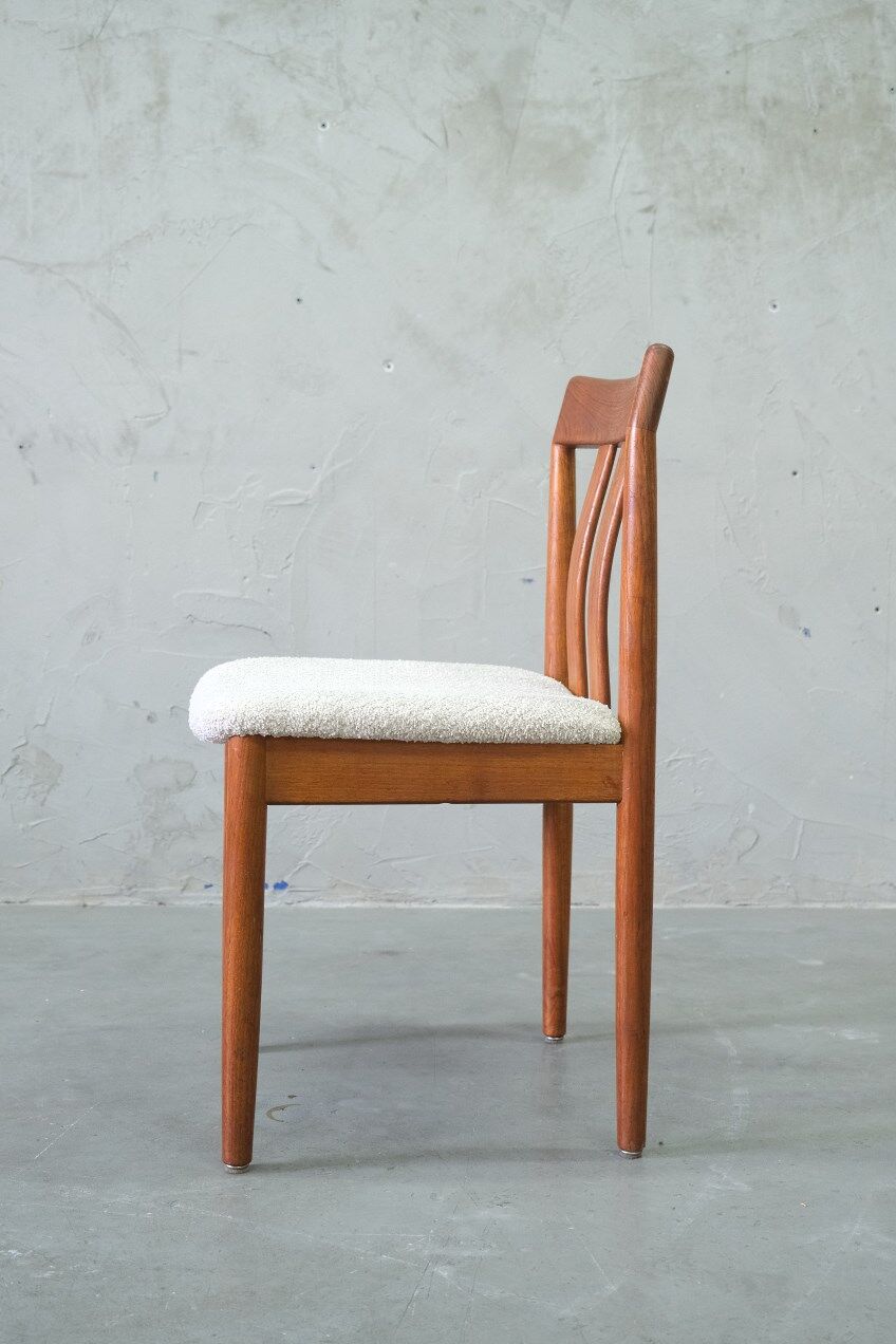 Mid-century teak dining chairs from Vamdrup stolfabrik, 1960s, set of 6
