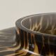 Large Hutschenreuther vase signed, blown glass in tortoiseshell style like Murano.