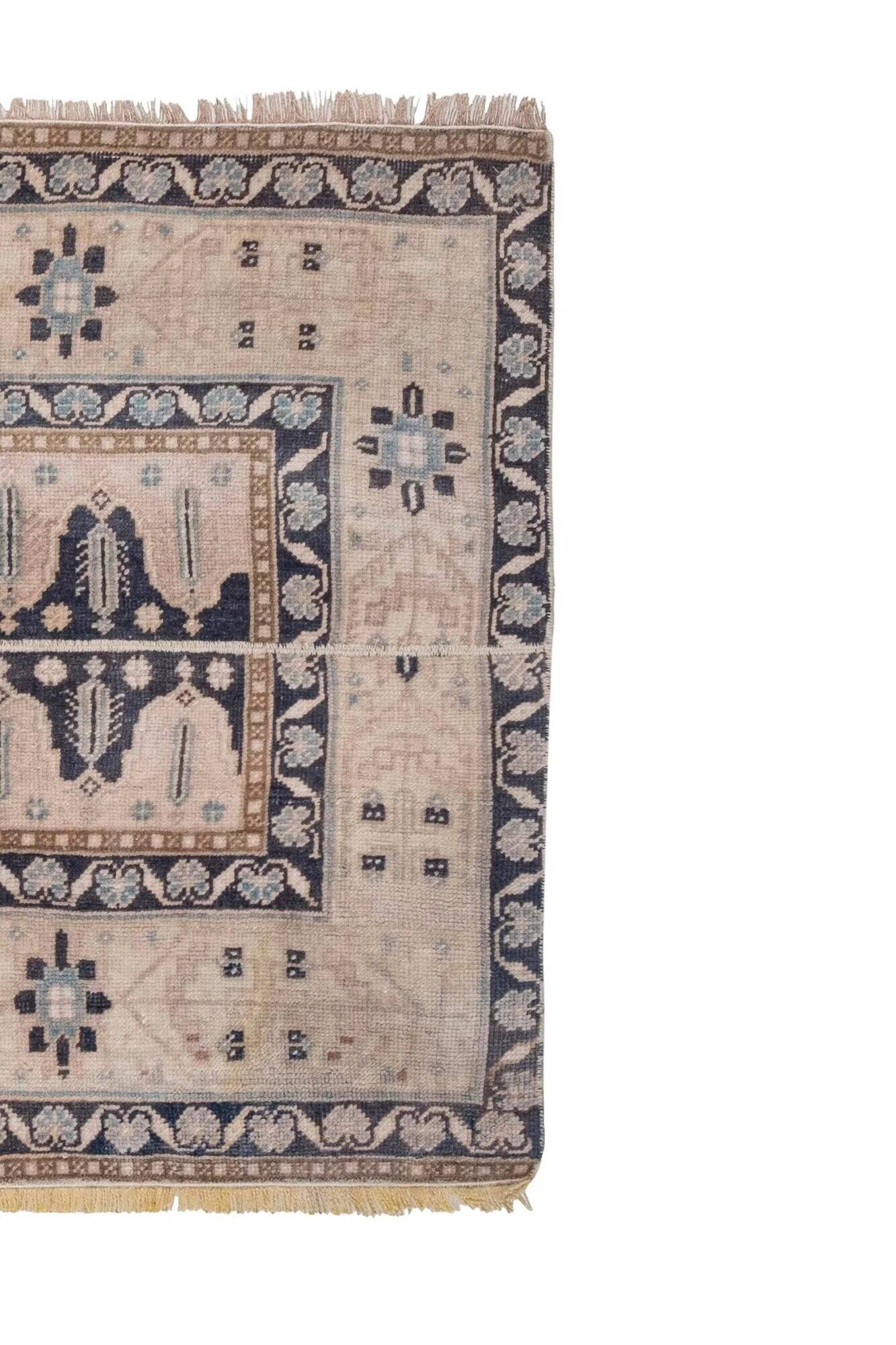 Vintage Turkish handmade rug 86x145 cm