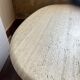Travertine coffee table