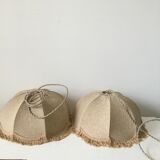 Vintage pendant lamp pair