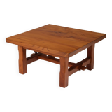Solid wood coffee table, 1960s