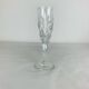 8 Chantilly model champagne flutes by Saint Louis, crystal