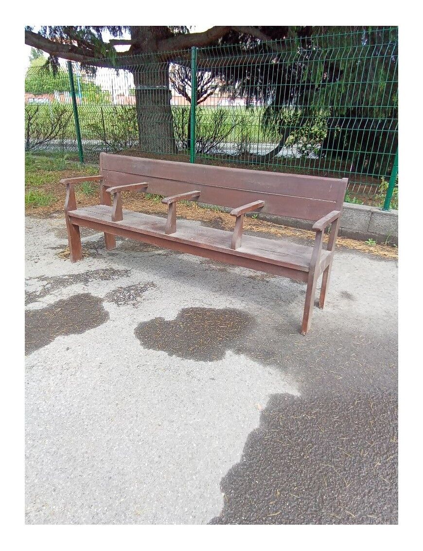 Church bench 4 wooden boxes