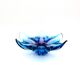 Coupe Centrepiece - Solid Bohemian Crystal - Amethyst Blue