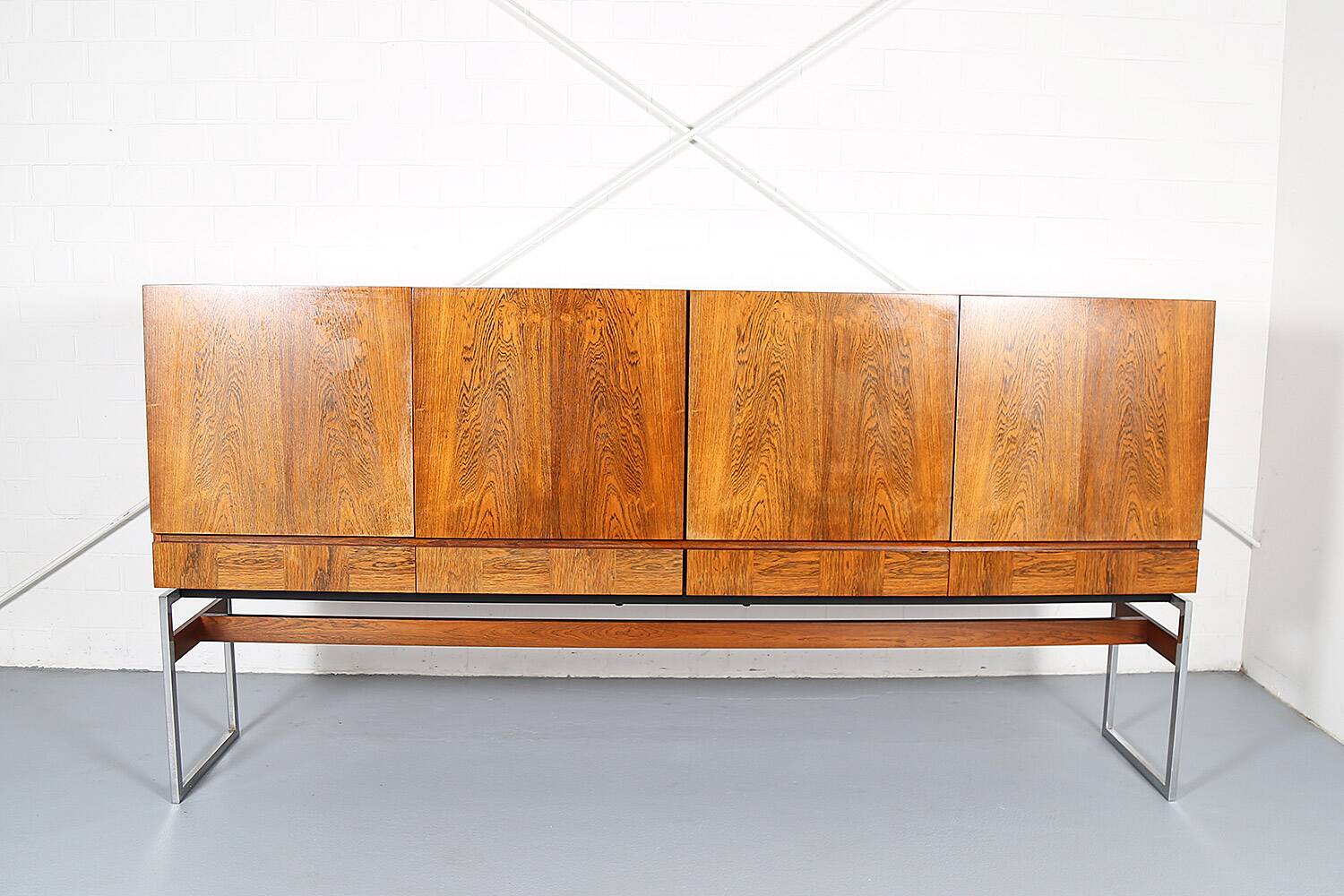 Rudolf B. Glatzel for Fristho Franeker Credenza Highboard Rosewood 60s