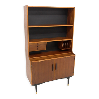 Secrétaire scandinave en teck, Hugo Troeds, Bjärnum, Suède, 1950