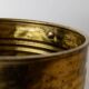 Vintage brass jardinière or wine bucket from the 1970s, large container with double handles.