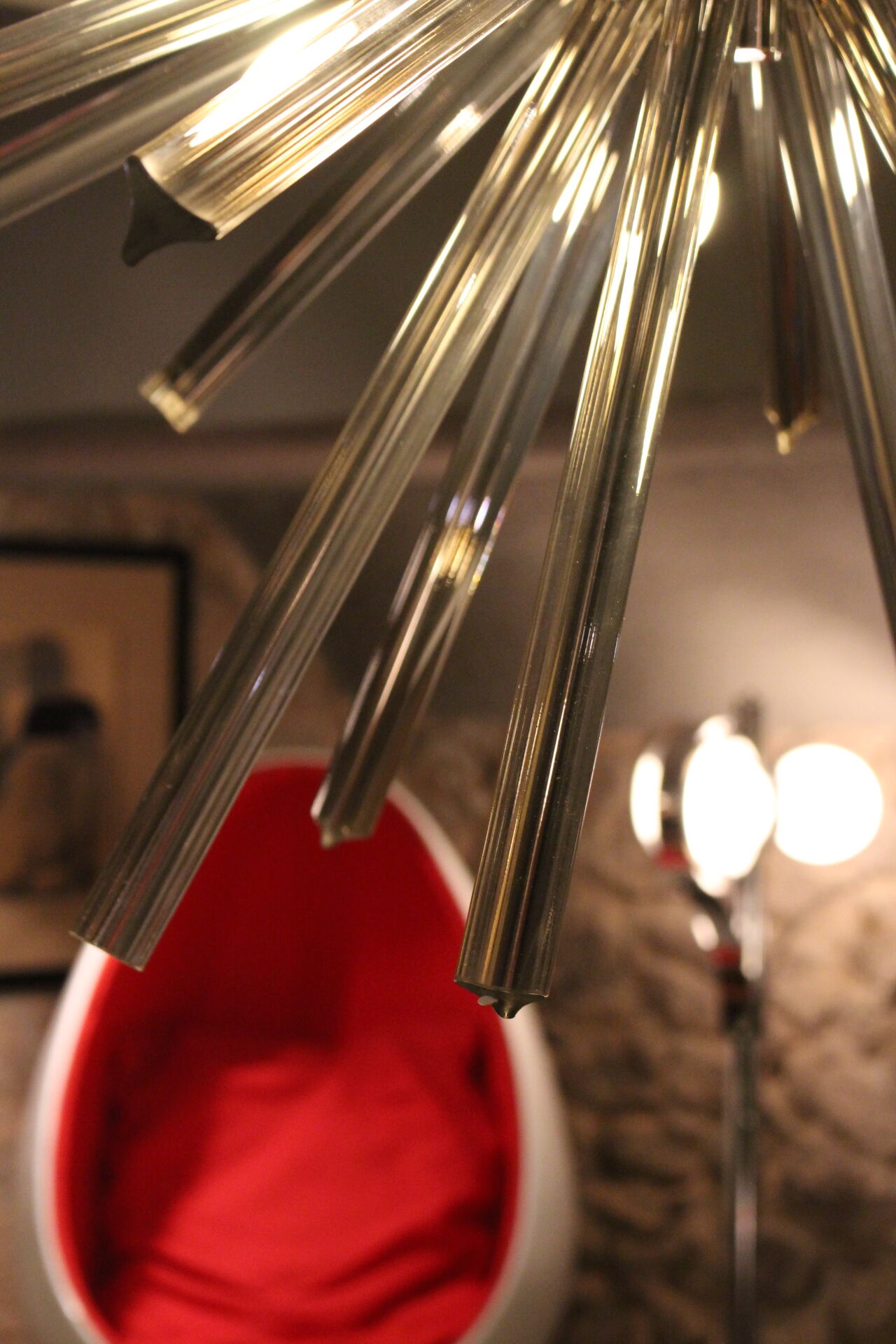 Ball chandelier from the 1970s-1980s