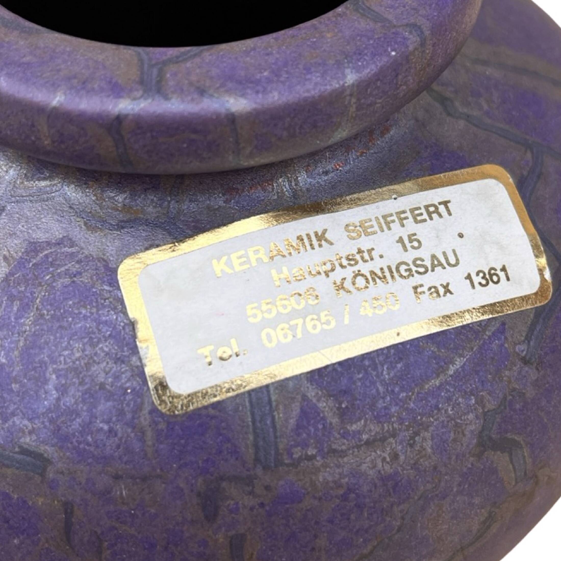 Petit vase en céramique, Jopeko Keramik, Allemagne, années 1970.