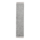2x10 Brown White Wool Moroccan Runner Rug, 66x302Cm