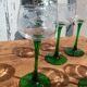 Antique engraved glasses