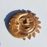 Sun and Moon shaped wall decoration