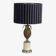 Lampe ananas en laiton vintage
