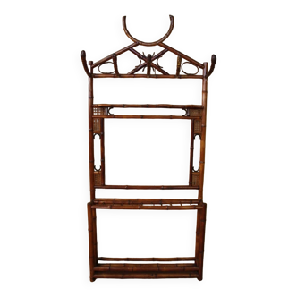 Large Bamboo Coat Rack Late 19th Century