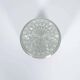Vintage glass ceiling lamp from the 1960s.