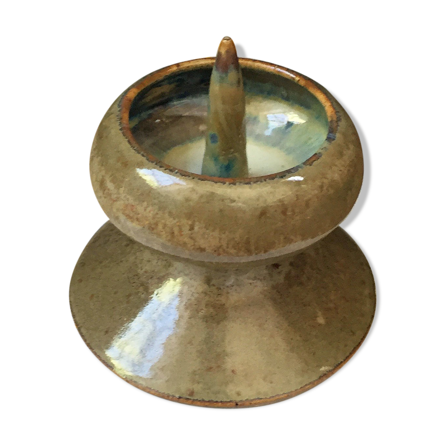 Spades ceramic candle sconce